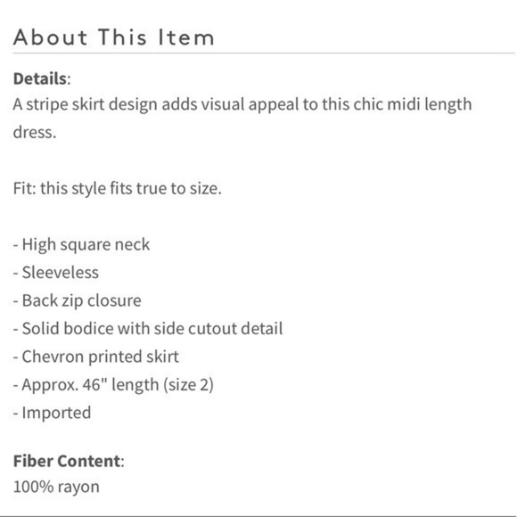 Trina Turk Arvida Dress Navy Chevron NWT 0 - Picture 3 of 4